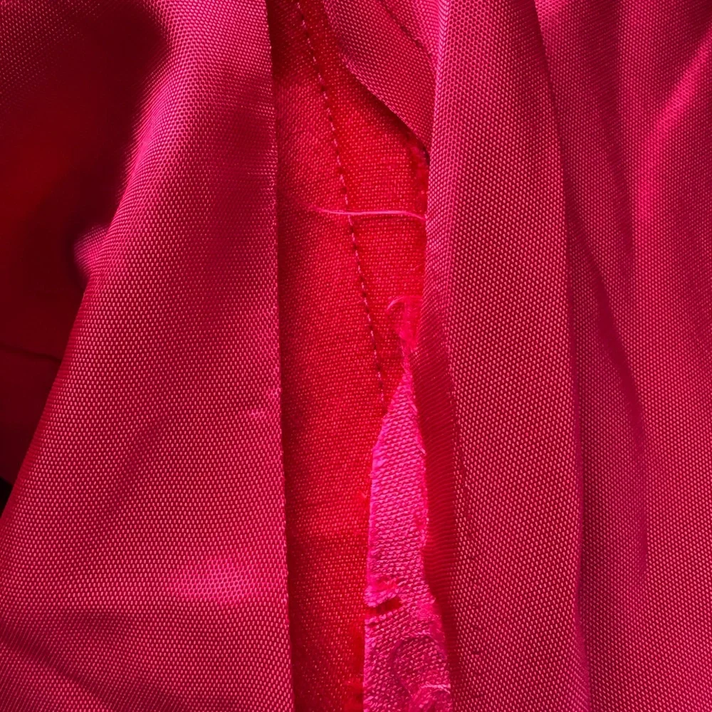 VINTAGE 1980s HOT PINK Formal Peplum Dress Skirt Set - M